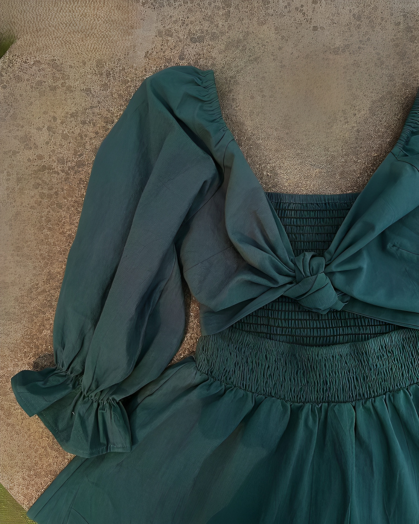 Bente™ - Französisches Kleid mit gerafften Ärmeln