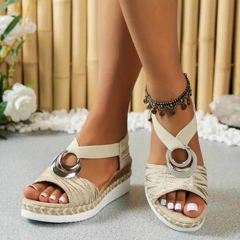 Orthopädische Keilsandalen
