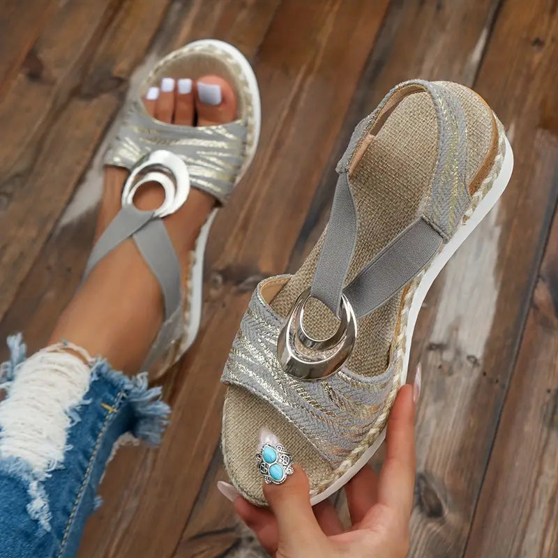 Orthopädische Keilsandalen