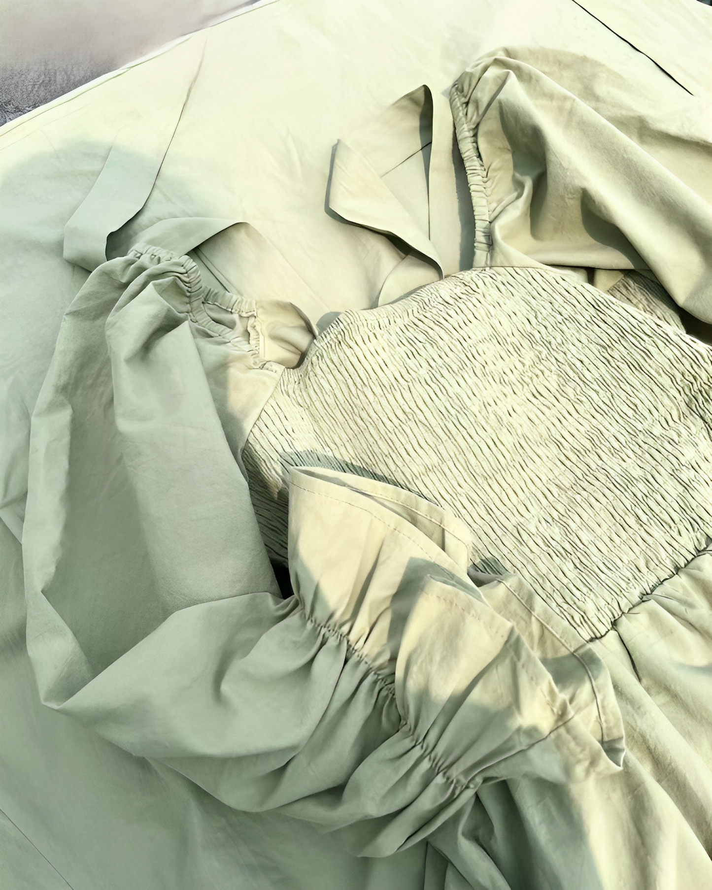 Bente™ - Französisches Kleid mit gerafften Ärmeln