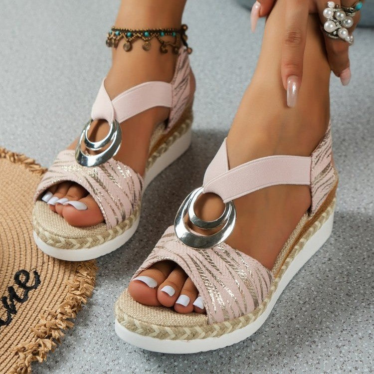 Orthopädische Keilsandalen