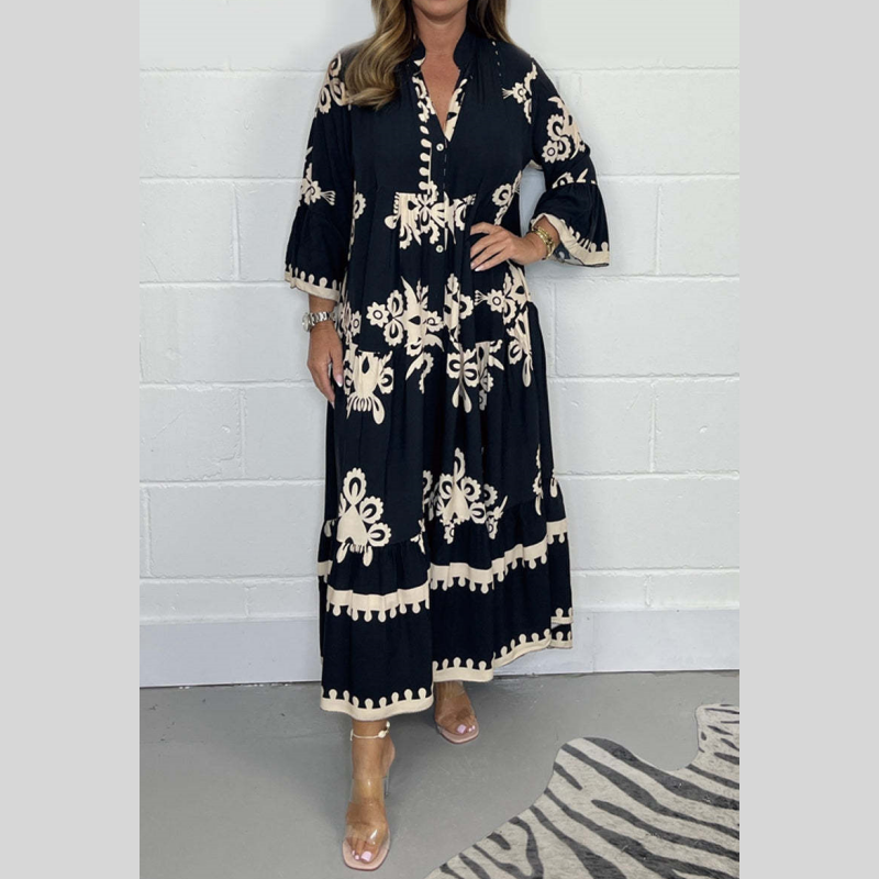 Esther - Bedrucktes Freizeitkleid