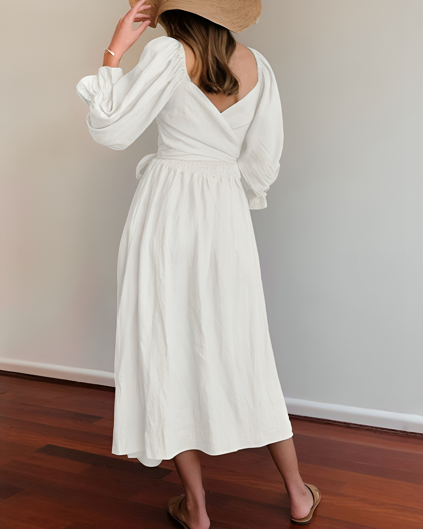 Bente™ - Französisches Kleid mit gerafften Ärmeln