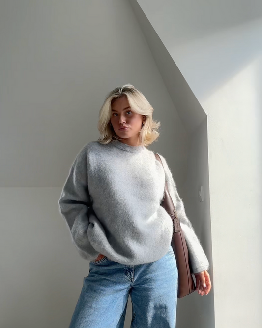 Sophia | Rundhalspullover aus Mohairmix