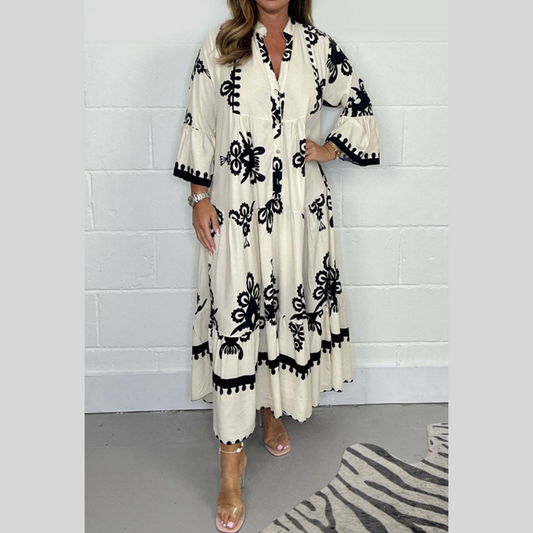Esther - Bedrucktes Freizeitkleid